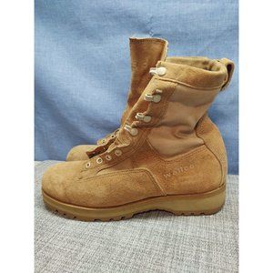 Wellco Military Desert Boots w Vibram Soles~ Leather & Mesh Sz 9.5 R